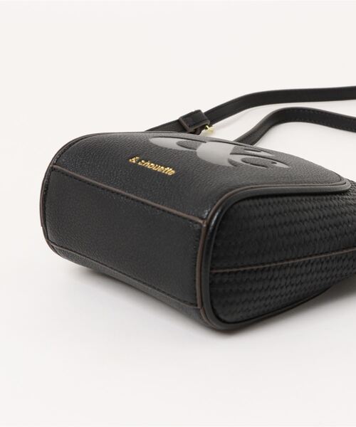 & chouette（アンドシュエット）の「かごバッグ風 ショルダーバッグ（ショルダーバッグ・レディース・オフホワイト/ブラック/黄緑系・FREE）」の17枚目の写真