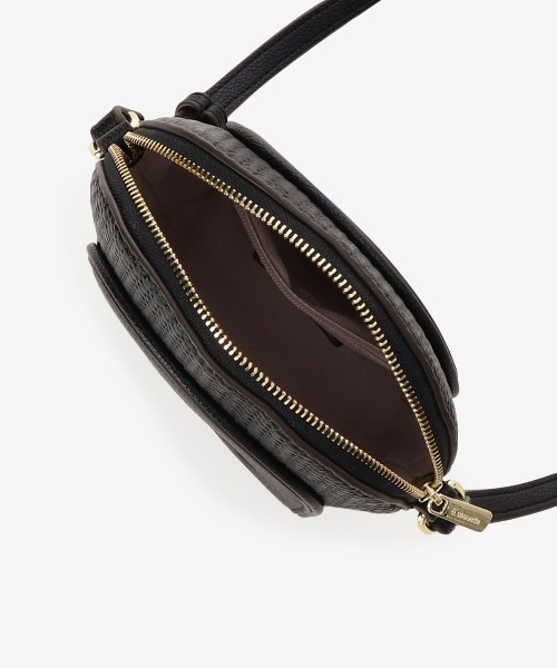 & chouette（アンドシュエット）の「かごバッグ風 ショルダーバッグ（ショルダーバッグ・レディース・オフホワイト/ブラック/黄緑系・FREE）」の14枚目の写真