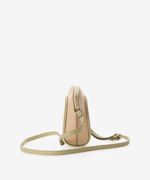 & chouette（アンドシュエット）の「かごバッグ風 ショルダーバッグ（ショルダーバッグ・レディース・オフホワイト/ブラック/黄緑系・FREE）」の20枚目の写真