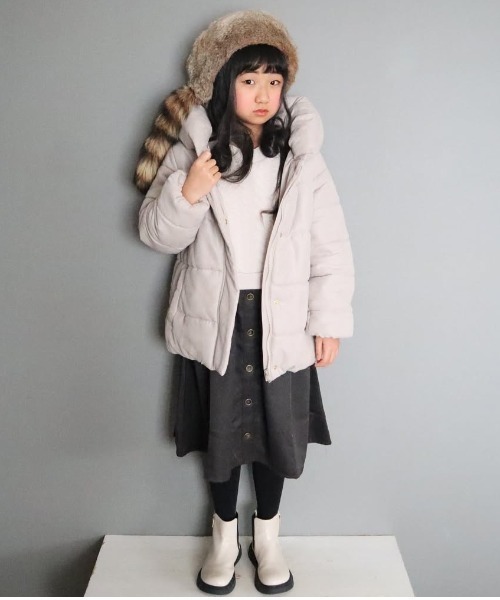 ikka（イッカ）の「フクレジャカードドッキングスカートワンピース（120~160cm）（ワンピース・キッズ・ブラック/ベージュ・120/130/140/150/160）」の18枚目の写真