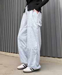 ISOOK | 【ISOOK / アイスー】シームデザインスウェットパンツ / ジョガーパンツ ワイドパンツ バレルパンツ ブロークコア ZOZOTOWN限定(スウェットパンツ)
