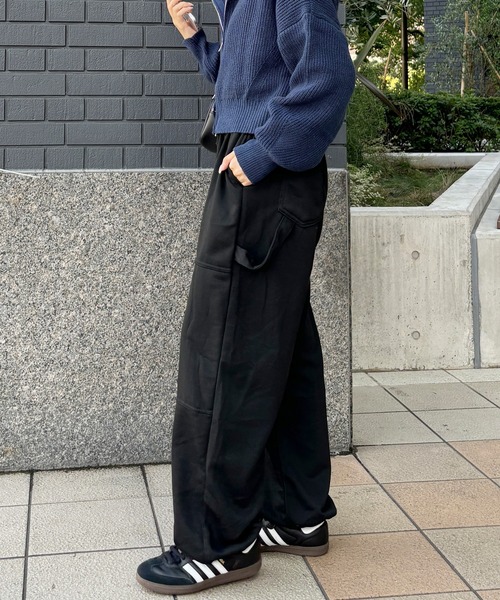 ISOOK(アイスー)の「【ISOOK / アイスー】シームデザインスウェットパンツ / ジョガーパンツ ワイドパンツ バレルパンツ ブロークコア ZOZOTOWN限定(スウェットパンツ・レディース・ブラック/グレー・FREE)」の21枚目の写真