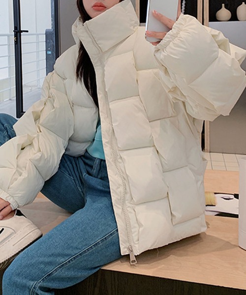 【セール】スタンドカラー中綿ボリュームコート（ダウンジャケット/コート）｜GLAMOROUS JANE（グラマラスジェーン）