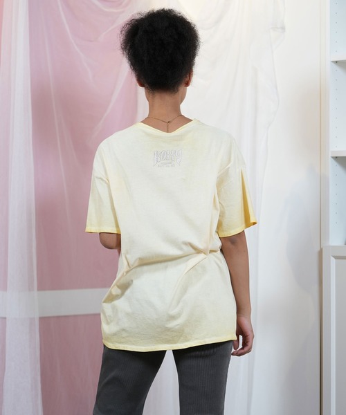 ROXY(ロキシー)の「ROXY/ロキシー ビッグシルエットTシャツ RST251074(Tシャツ/カットソー・レディース・ブラック/オフホワイト/ライトイエロー・M/S)」の15枚目の写真