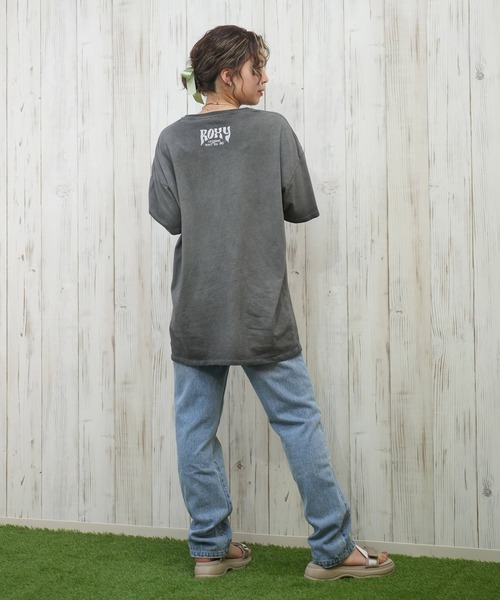 ROXY(ロキシー)の「ROXY/ロキシー ビッグシルエットTシャツ RST251074(Tシャツ/カットソー・レディース・ブラック/オフホワイト/ライトイエロー・M/S)」の22枚目の写真
