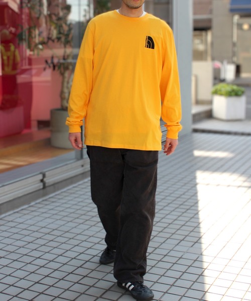 THE NORTH FACE(ザノースフェイス)の「【THE NORTH FACE】ノースフェイス M L/S JUMBO HALF DOME TEE ハーフドーム Tシャツ NF0A84FX(Tシャツ/カットソー・メンズ・ホワイト/イエロー・S/M/L/XL)」の11枚目の写真