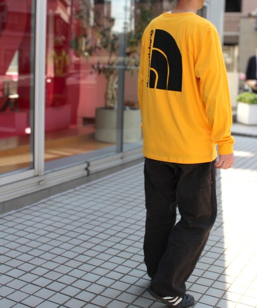 THE NORTH FACE(ザノースフェイス)の「【THE NORTH FACE】ノースフェイス M L/S JUMBO HALF DOME TEE ハーフドーム Tシャツ NF0A84FX(Tシャツ/カットソー・メンズ・ホワイト/イエロー・S/M/L/XL)」の13枚目の写真