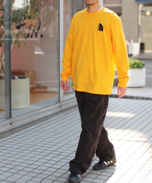 THE NORTH FACE(ザノースフェイス)の「【THE NORTH FACE】ノースフェイス M L/S JUMBO HALF DOME TEE ハーフドーム Tシャツ NF0A84FX(Tシャツ/カットソー・メンズ・ホワイト/イエロー・S/M/L/XL)」の10枚目の写真