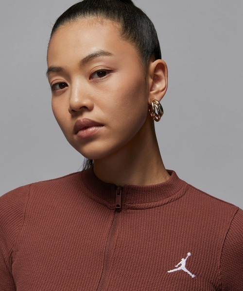 JORDAN BRAND(ジョーダンブランド)の「JORDAN BRAND AS W J LS KNIT TOP / ジョーダン ブランド ウィメンズ ジョーダン ニット L/S トップ / NIKE 【SP】(ニット/セーター・レディース・ブラック/ブラウン・M/S)」の18枚目の写真