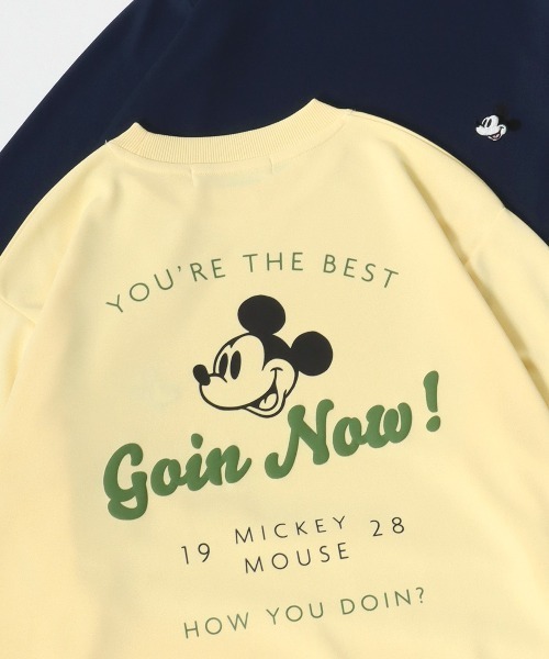 セール】Disney/ディズニー ミッキー フロント バック発砲プリント