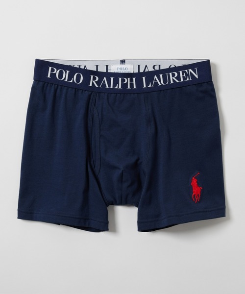POLO RALPH LAUREN（ポロ ラルフ ローレン）の「【POLO RALPH LAUREN】無地 ボクサーブリーフ（ボクサーパンツ・メンズ・ネイビー/ブラック/レッド/ヘザーグレー・LARGE/MEDIUM）」の4枚目の写真