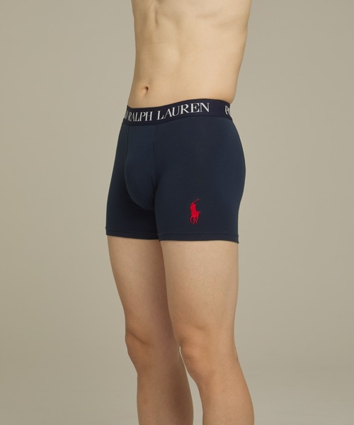 POLO RALPH LAUREN(ポロ ラルフ ローレン)の「【POLO RALPH LAUREN】無地 ボクサーブリーフ(ボクサーパンツ・メンズ・ネイビー/ブラック/レッド/ヘザーグレー・LARGE/MEDIUM/L/M)」の16枚目の写真