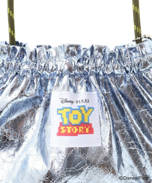 Disney(ディズニー)の「トイストーリー/メタリック巾着ポシェット(ハンドバッグ・レディース・ゴールド/シルバー/ライトブルー・FREE)」の15枚目の写真