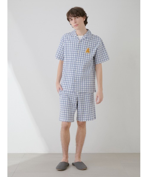 セール】【ONLINE限定】【HOMME】ギンガムチェックシャツ