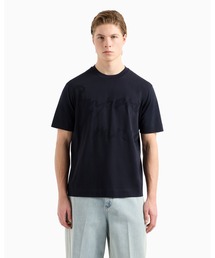 【エンポリオ アルマーニ】Tシャツ ジャージー ジャカードロゴ