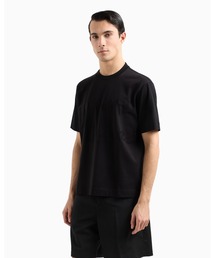 【エンポリオ アルマーニ】Tシャツ ジャージー ジャカードロゴ