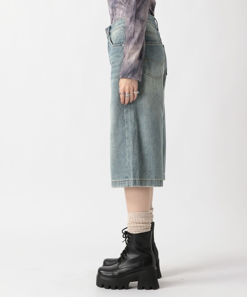 FOREVER 21（フォーエバー トゥエンティーワン）の「【2025SS】加工デニムハーフパンツ（デニムパンツ・レディース・ブルー/ブラック・MEDIUM/SMALL）」の12枚目の写真