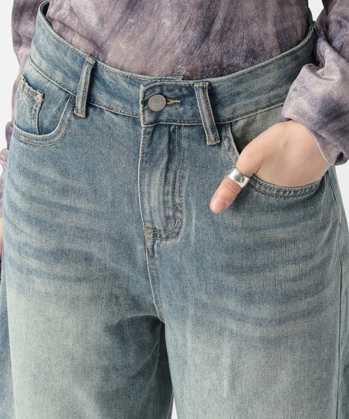 FOREVER 21（フォーエバー トゥエンティーワン）の「【2025SS】加工デニムハーフパンツ（デニムパンツ・レディース・ブルー/ブラック・MEDIUM/SMALL）」の14枚目の写真