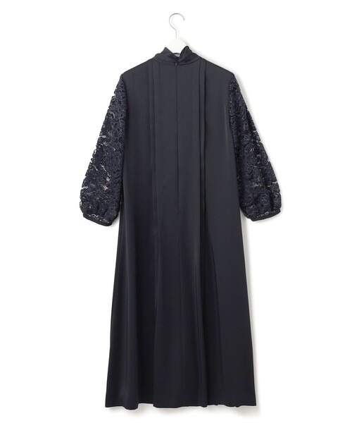 APPLAUDIR】ノーブルサテン レースコンビドレス（ドレス）｜23区