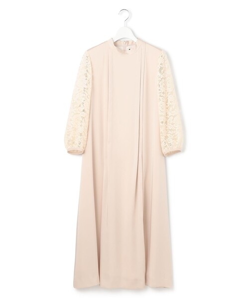 APPLAUDIR】ノーブルサテン レースコンビドレス（ドレス）｜23区