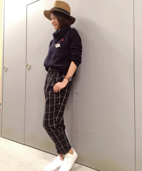 earth music&ecology（アースミュージックアンドエコロジー）の「広ツバ中折れハット（ハット・レディース・キャメル/グレー/ブラック・FREE）」の13枚目の写真