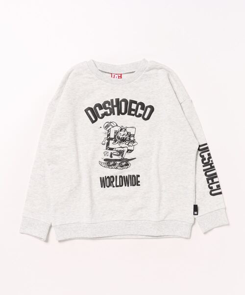 DC/ディーシー キッズ スウェット 25 KD PLAY SKATE CREW YPO251530（スウェット）｜DC（ディーシー）