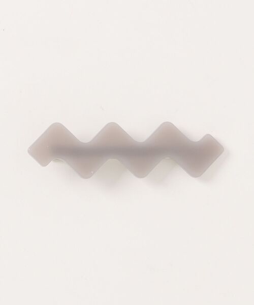bibmilk（ビブミルク）の「DECORATE HEAD LINE GRAPH CLIP 9cm（バレッタ/ヘアクリップ・キッズ・グレー/ブラック・ONE SIZE）」の2枚目の写真