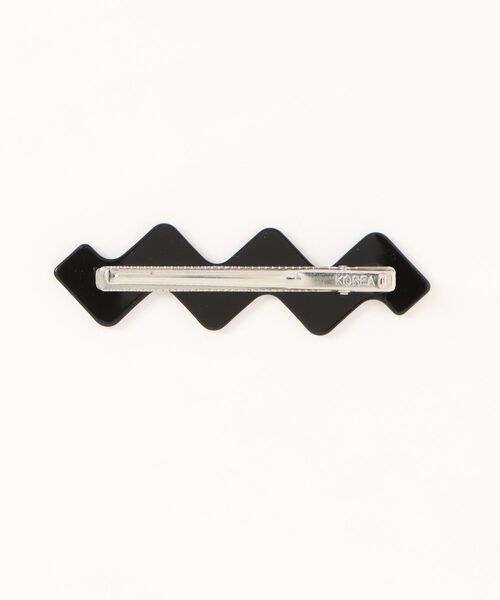 bibmilk（ビブミルク）の「DECORATE HEAD LINE GRAPH CLIP 9cm（バレッタ/ヘアクリップ・キッズ・グレー/ブラック・ONE SIZE）」の3枚目の写真