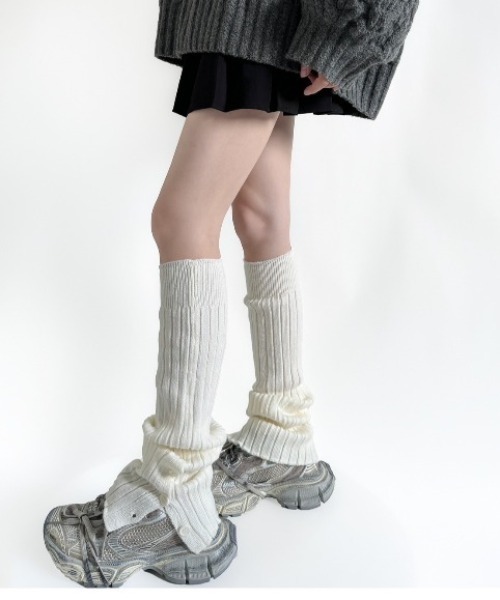 almo（アルモ）の「【LAMPOON】ボタンレッグウォーマー（レッグウォーマー・レディース・ホワイト/グレー/ブラック・FREE）」の9枚目の写真