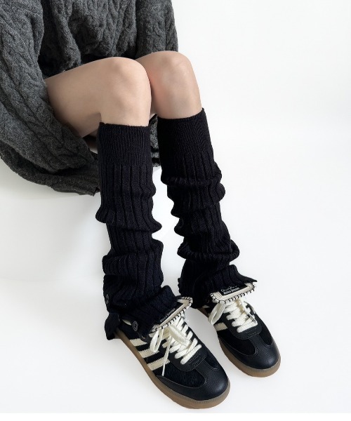 almo（アルモ）の「【LAMPOON】ボタンレッグウォーマー（レッグウォーマー・レディース・ホワイト/グレー/ブラック・FREE）」の13枚目の写真