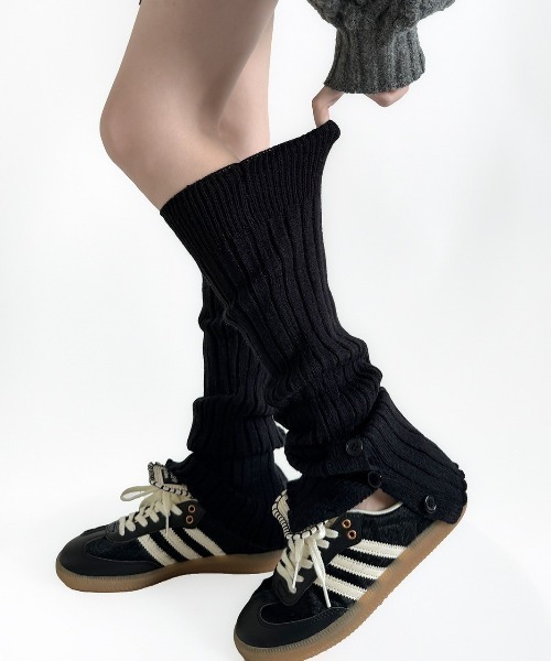 almo（アルモ）の「【LAMPOON】ボタンレッグウォーマー（レッグウォーマー・レディース・ホワイト/グレー/ブラック・FREE）」の16枚目の写真