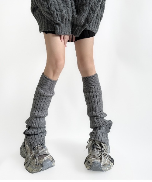 almo（アルモ）の「【LAMPOON】ボタンレッグウォーマー（レッグウォーマー・レディース・ホワイト/グレー/ブラック・FREE）」の18枚目の写真