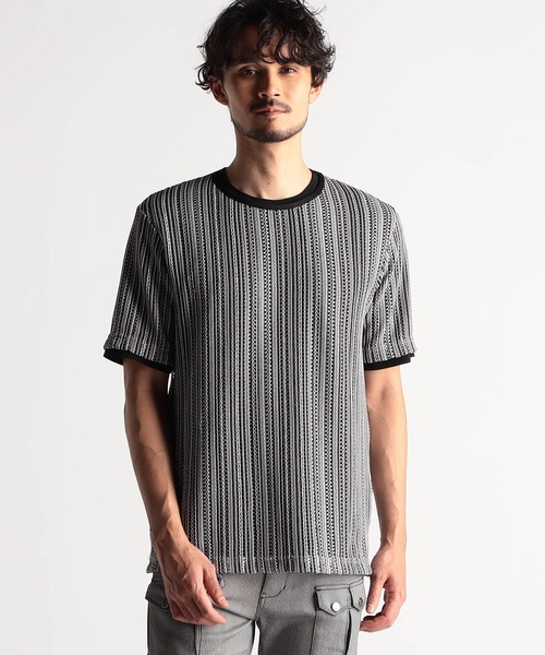 ラッセルレースアンサンブルTシャツ（Tシャツ/カットソー）｜NICOLE