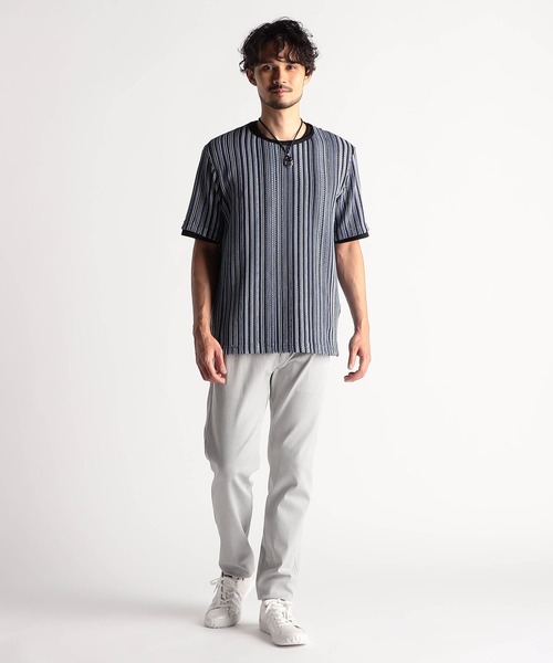 NICOLE CLUB FOR MEN ニコルクラブ フォーメン 襟袖ワイヤー★ 長袖 リネン 麻100％★ ワークシャツ Sz.46　メンズ　c53ta32 SALE／30%OFFドビーチェック スタンドカラーシャツ