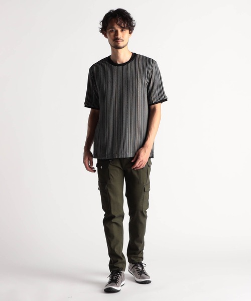 NICOLE CLUB FOR MEN（ニコルクラブフォーメン）の「ラッセルレースアンサンブルTシャツ（Tシャツ/カットソー・メンズ・ブルー系/グリーン系/ブラック/グレー系・MEDIUM/X-LARGE/LARGE）」の8枚目の写真