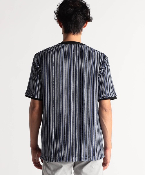 NICOLE CLUB FOR MEN（ニコルクラブフォーメン）の「ラッセルレースアンサンブルTシャツ（Tシャツ/カットソー・メンズ・ブルー系/グリーン系/ブラック/グレー系・MEDIUM/X-LARGE/LARGE）」の9枚目の写真