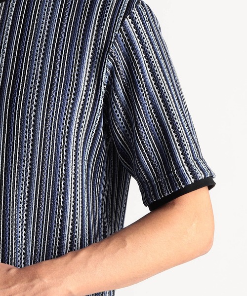 NICOLE CLUB FOR MEN（ニコルクラブフォーメン）の「ラッセルレースアンサンブルTシャツ（Tシャツ/カットソー・メンズ・ブルー系/グリーン系/ブラック/グレー系・MEDIUM/X-LARGE/LARGE）」の12枚目の写真