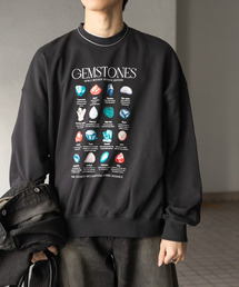 Gem Stone Cropped Sweat