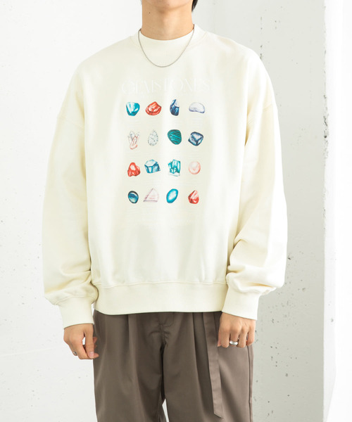 STONE  スウェット セール】Gem Stone Cropped Sweat（スウェット）｜SENSE OF PLACE by