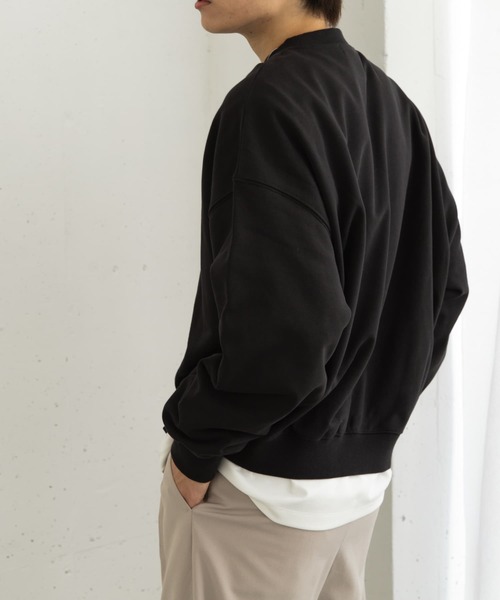 SENSE OF PLACE by URBAN RESEARCH(センスオブプレイスバイアーバンリサーチ)の「Gem Stone Cropped Sweat(スウェット・メンズ・ブラック/グレー/アイボリー・MEDIUM/LARGE)」の21枚目の写真