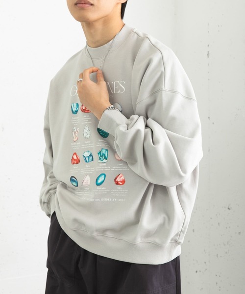 セール】Gem Stone Cropped Sweat（スウェット）｜SENSE OF PLACE by