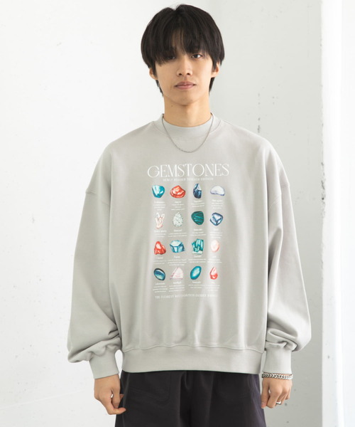 セール】Gem Stone Cropped Sweat（スウェット）｜SENSE OF PLACE by