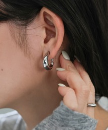 select MOCA | カーブラインメタルイヤリング(イヤリング)