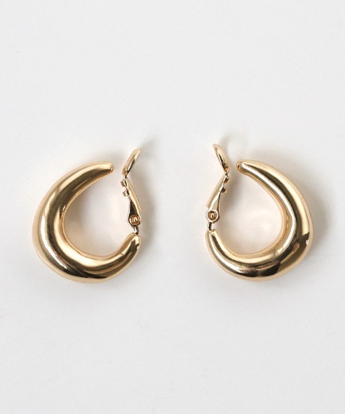 select MOCA（セレクトモカ）の「カーブラインメタルイヤリング（イヤリング・レディース・ゴールド/シルバー・FREE）」の16枚目の写真