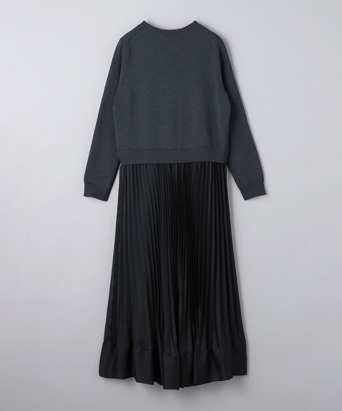 UNITED ARROWS（ユナイテッドアローズ）の「コンビ プリーツ ワンピース（ワンピース・レディース・ネイビー/ダークグレー・FREE）」の14枚目の写真