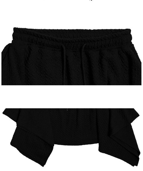 anyonemore（エニワンモア）の「エンボスクエアレイヤードミディスカート（スカート・レディース・ブラック・FREE）」の21枚目の写真