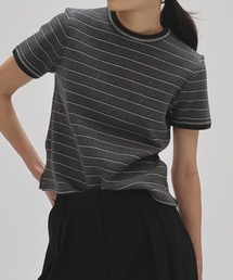 TODAYFUL(gDfCt)́yTODAYFUL/gDfCtzBorder Ringer Tee/{[_[K[TVc(TVc/Jbg\[)