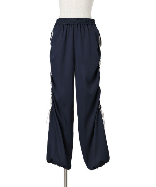 F i.n.t（フィント）の「ドロストリボントラックパンツ/fint　フィント（その他パンツ・レディース・グレー/ネイビー・FREE）」の11枚目の写真