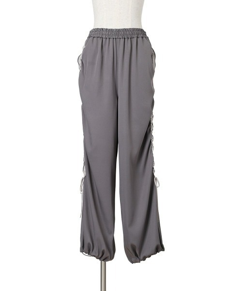 F i.n.t（フィント）の「ドロストリボントラックパンツ/fint　フィント（その他パンツ・レディース・グレー/ネイビー・FREE）」の14枚目の写真