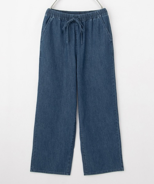 Honeys（ハニーズ）の「デニムイージーパンツ（デニムパンツ・レディース・ブラック/ライトブルー/ライトインディゴブルー/アイボリー・M/LL/L/3L/S）」の19枚目の写真